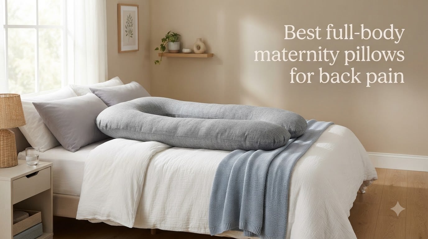 Best full-body maternity pillows for back pain