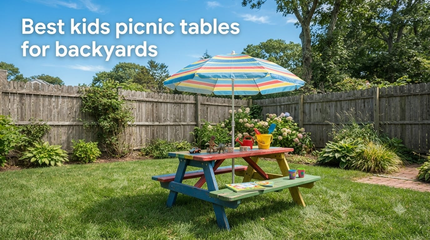 Best kids picnic tables for backyards