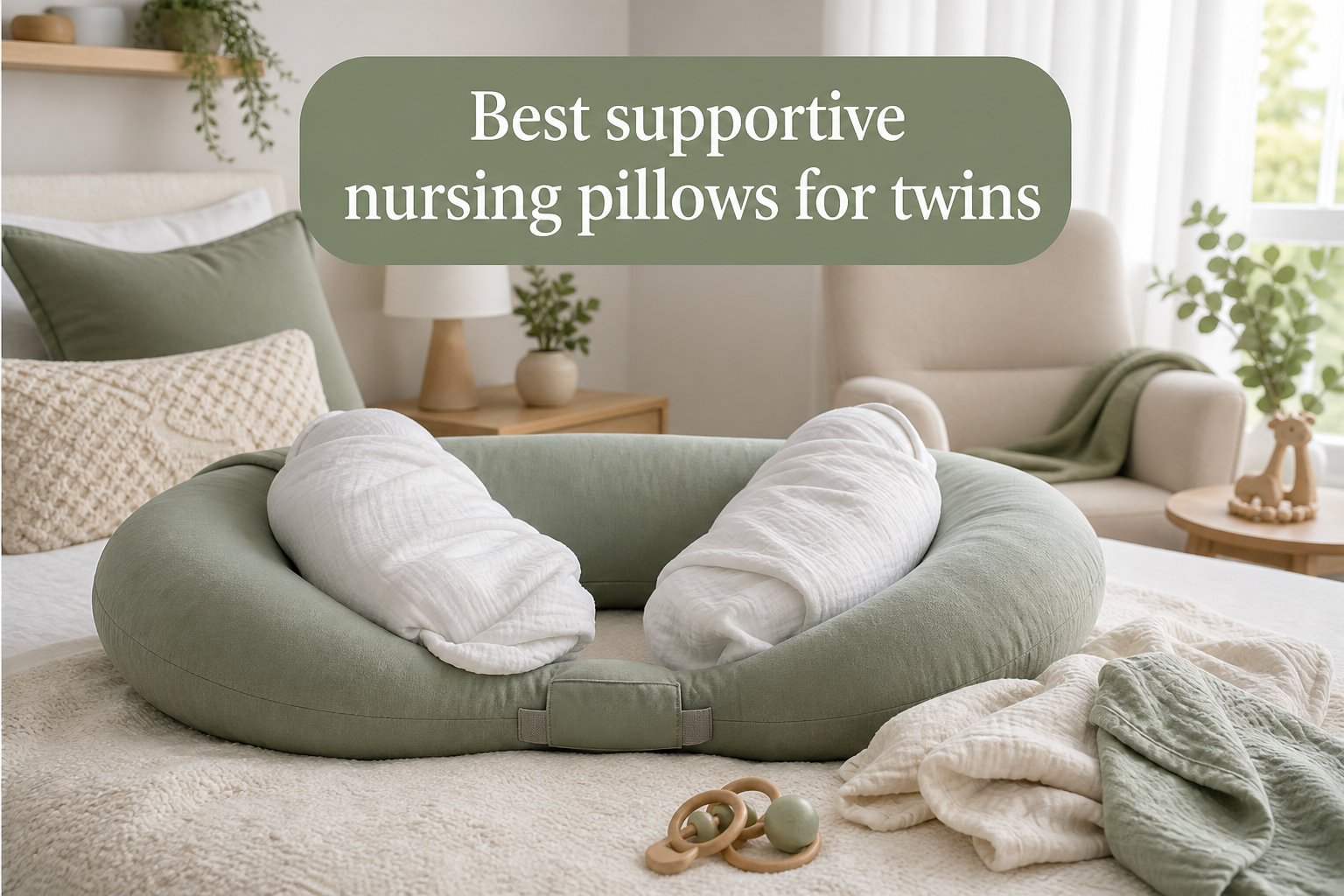 Best supportive nursing pillows for twins
