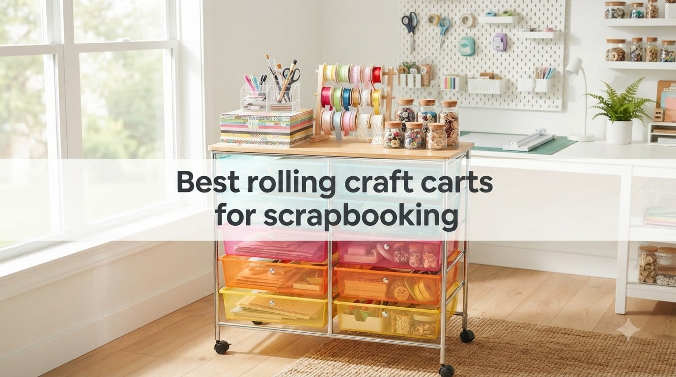 Best rolling craft carts for scrapbooking