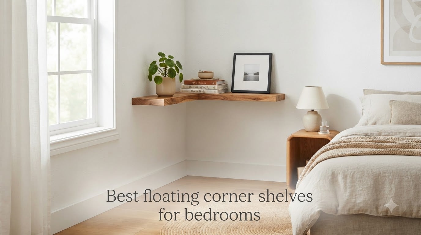 Best floating corner shelves for bedrooms