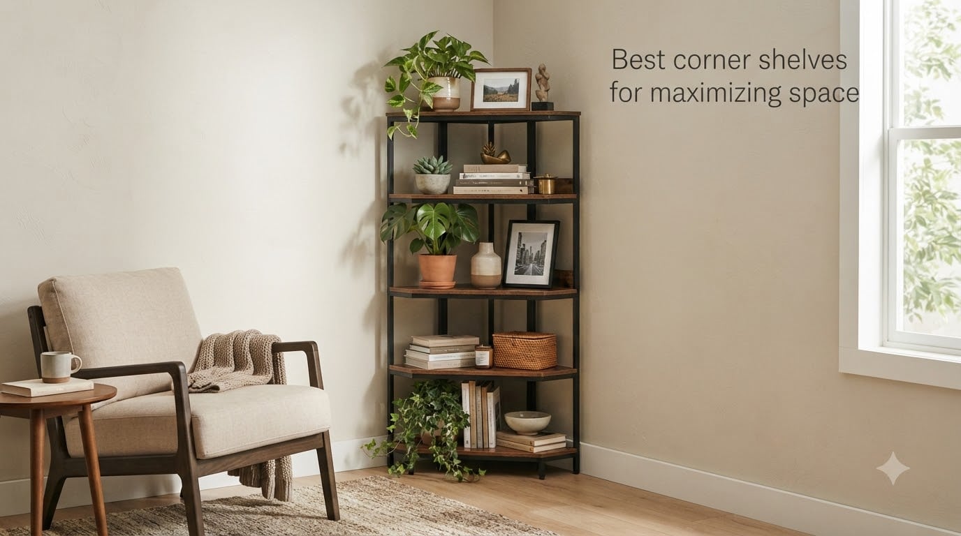 Best corner shelves for maximizing space