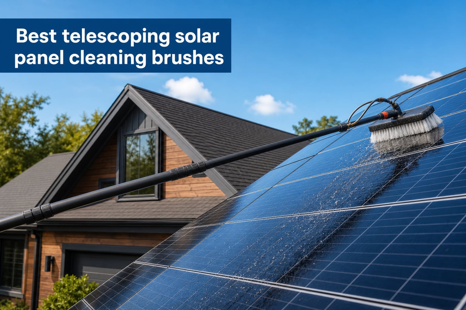 Best telescoping solar panel cleaning brushes
