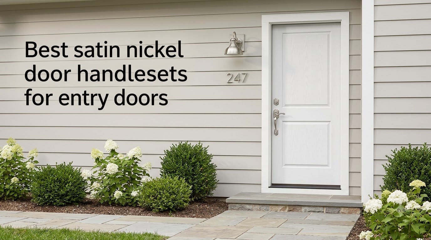 Best satin nickel door handlesets for entry doors