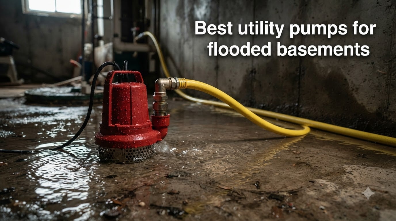 Best utility pumps for flooded basements