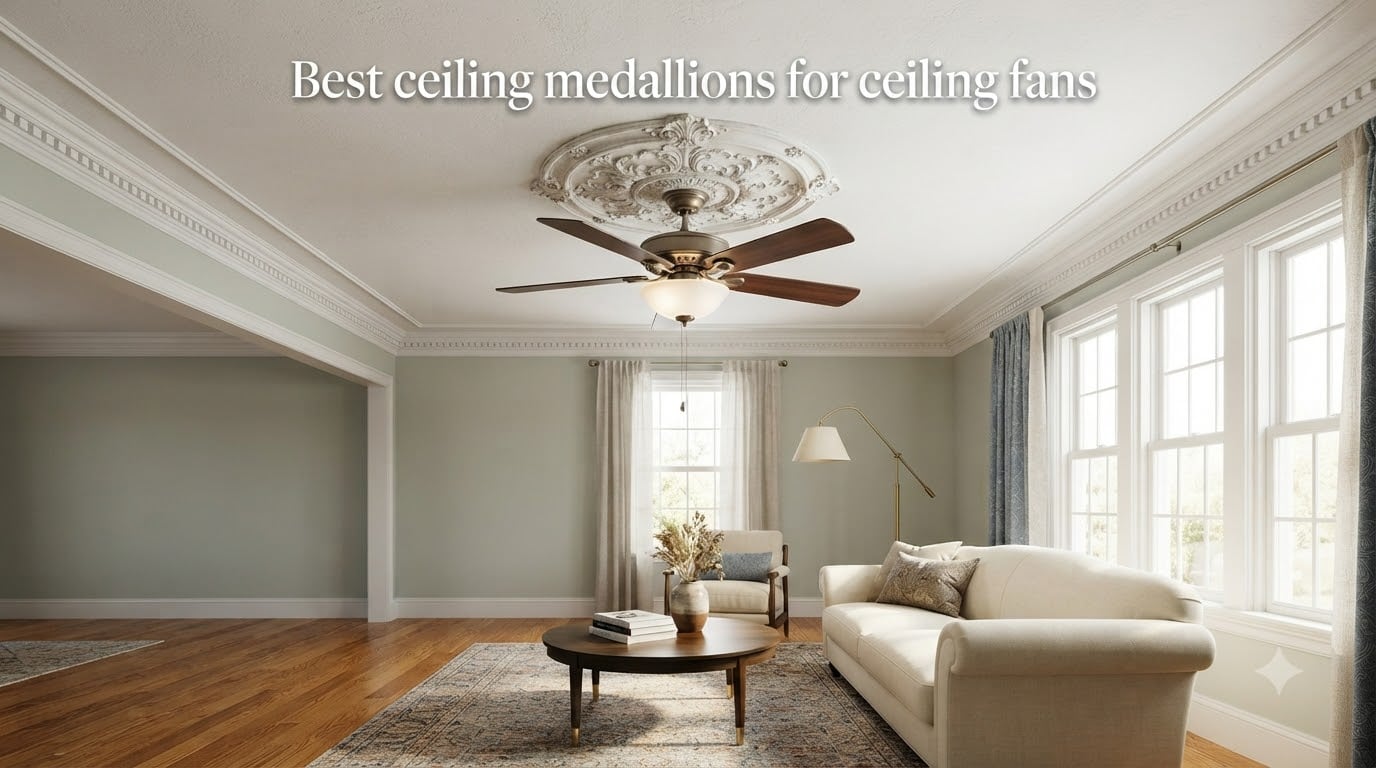 Best ceiling medallions for ceiling fans