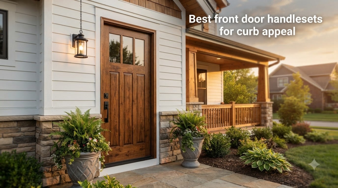 Best front door handlesets for curb appeal