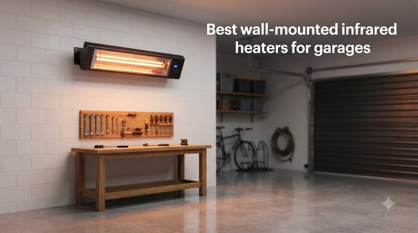 Best wall-mounted infrared heaters for garages