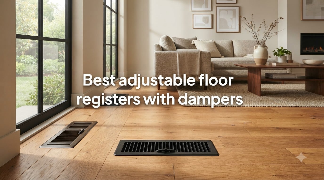 Best adjustable floor registers with dampers