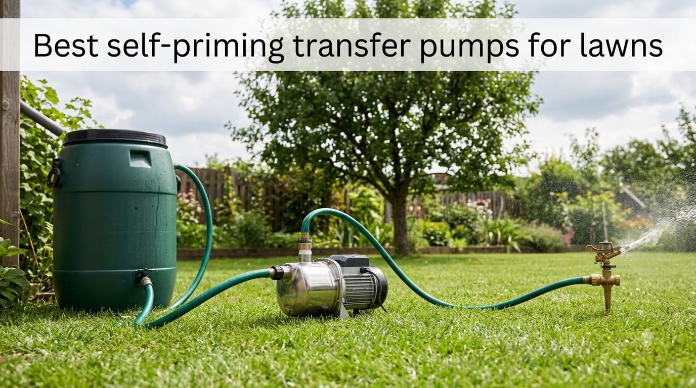 Best self-priming transfer pumps for lawns