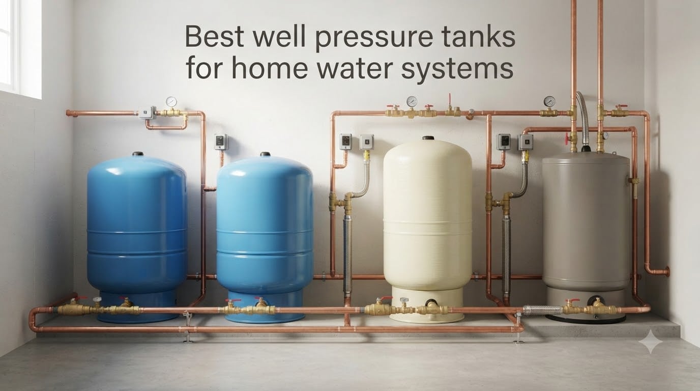 Best well pressure tanks for home water systems