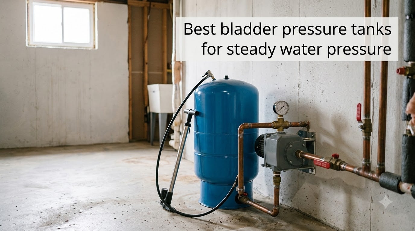 Best bladder pressure tanks for steady water pressure