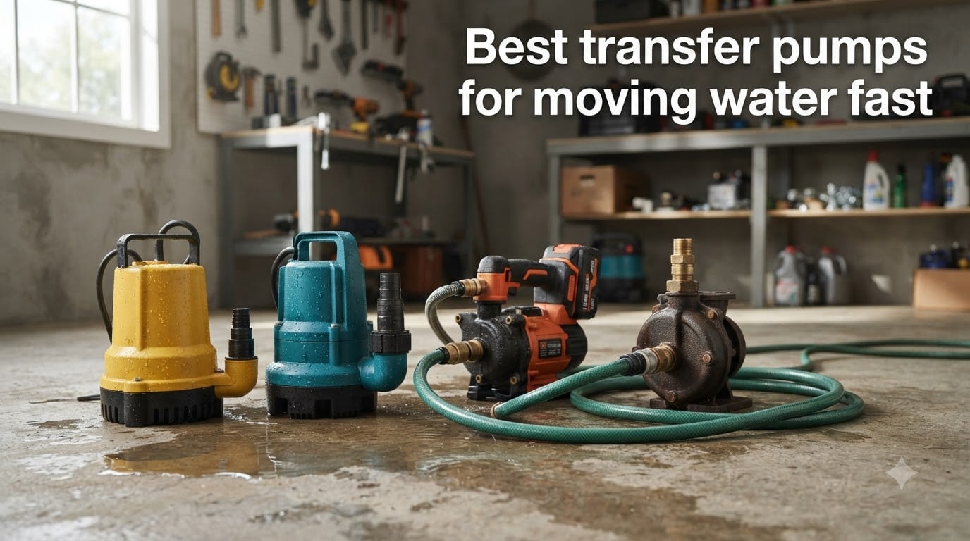 Best transfer pumps for moving water fast