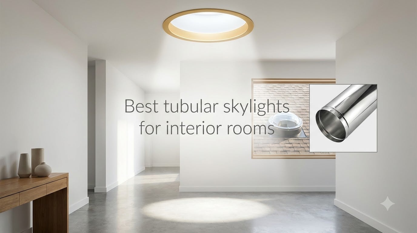 Best tubular skylights for interior rooms