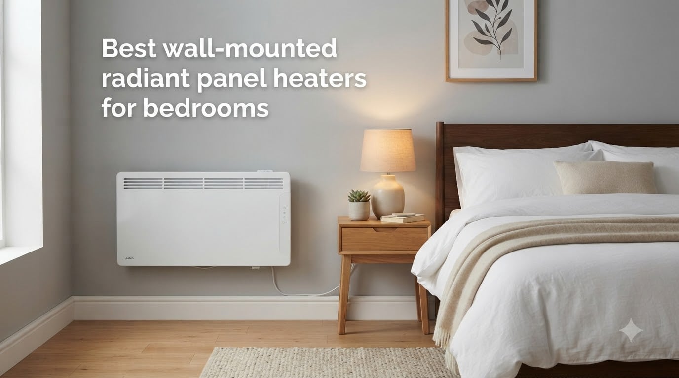 Best wall-mounted radiant panel heaters for bedrooms