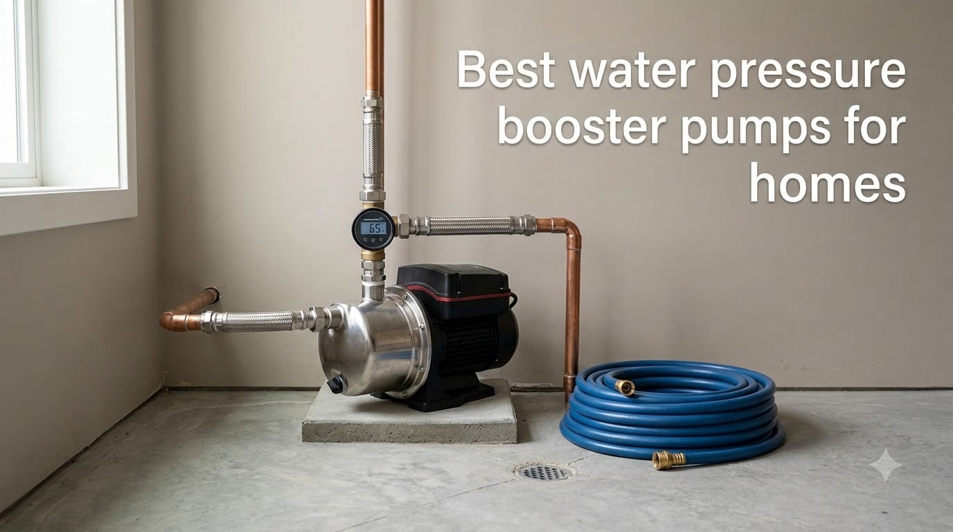 Best water pressure booster pumps for homes