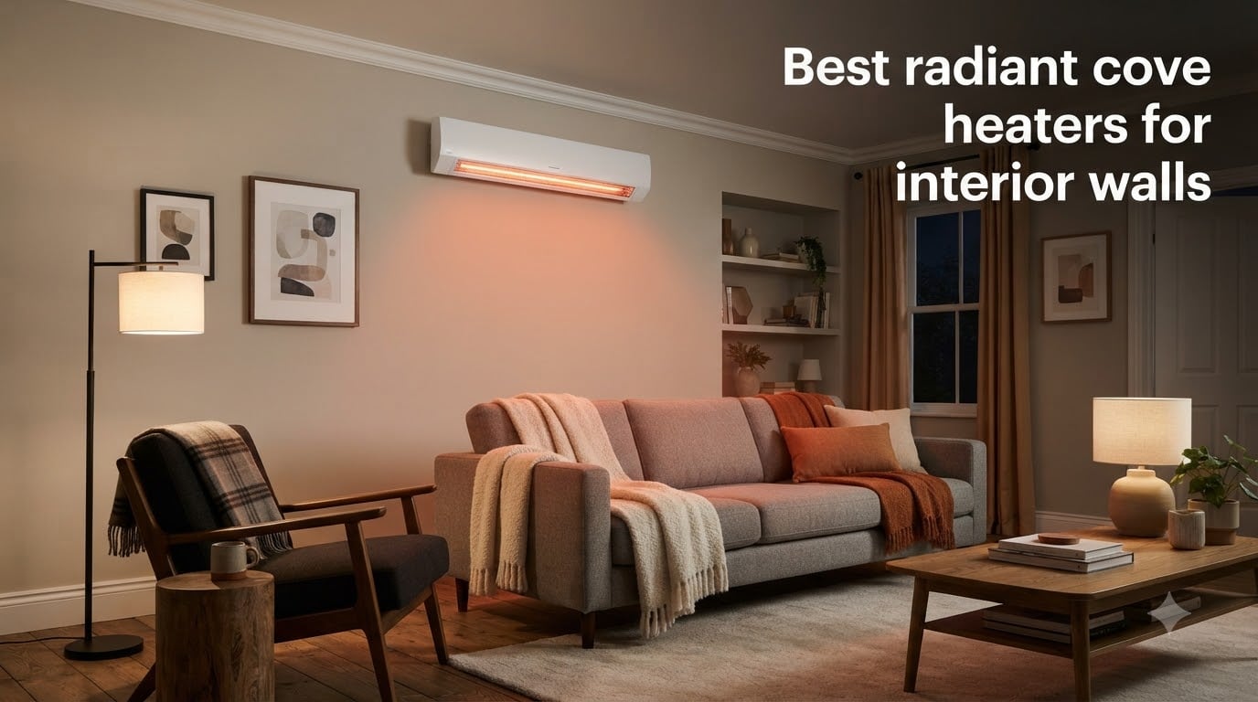 Best radiant cove heaters for interior walls