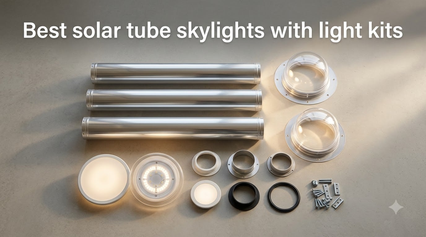 Best solar tube skylights with light kits