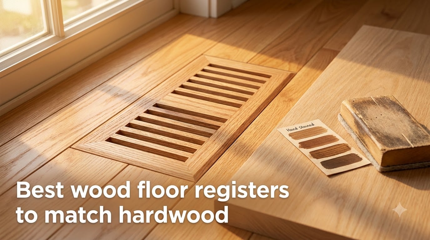 Best wood floor registers to match hardwood