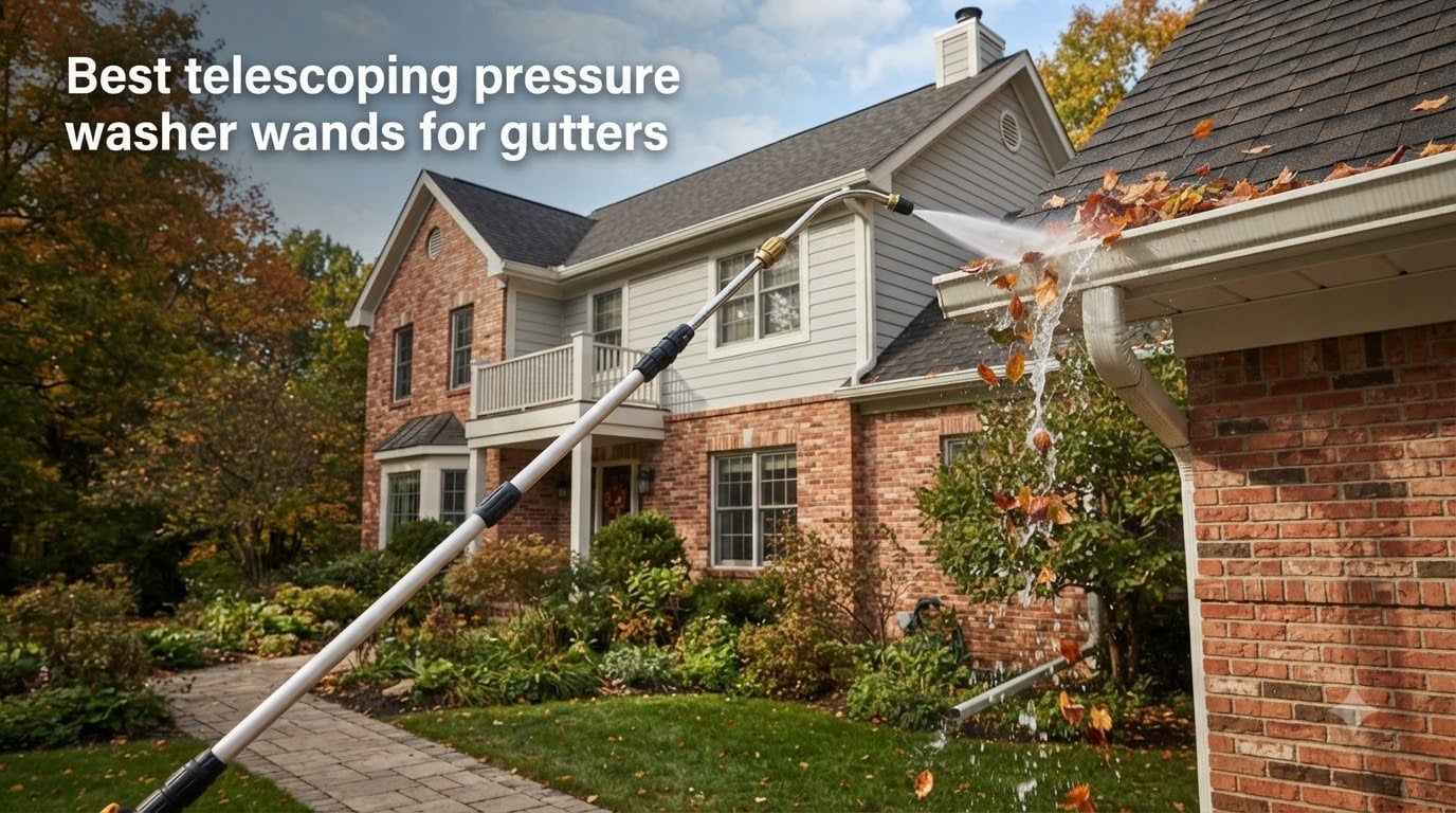 Best telescoping pressure washer wands for gutters