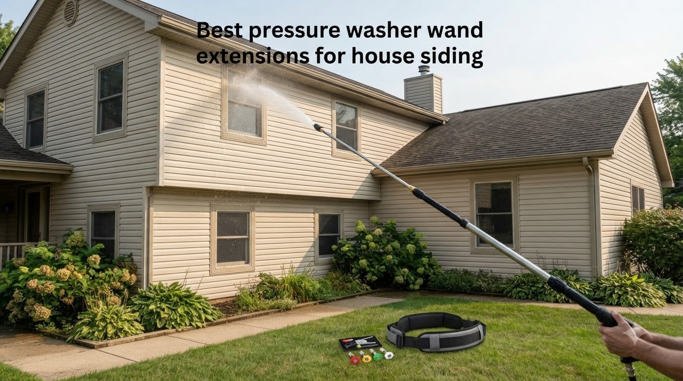 Best pressure washer wand extensions for house siding