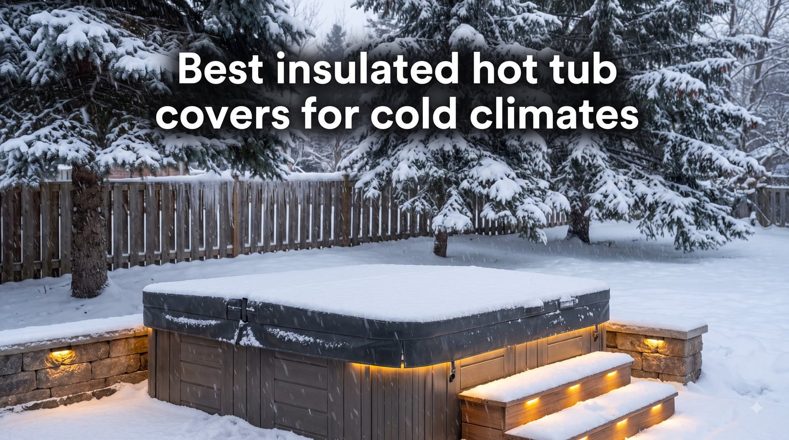 Best insulated hot tub covers for cold climates