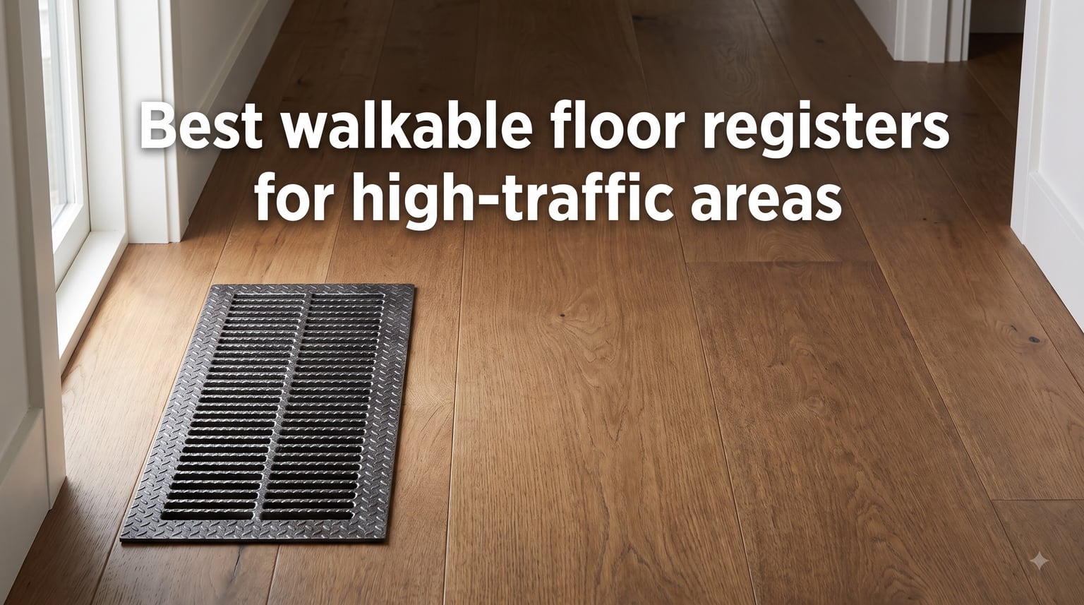 Best walkable floor registers for high-traffic areas