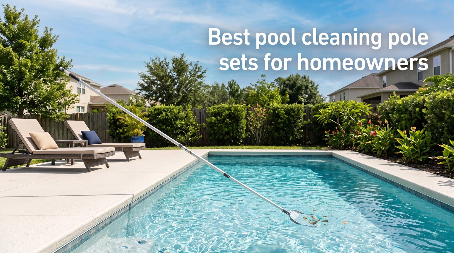 Best pool cleaning pole sets for homeowners