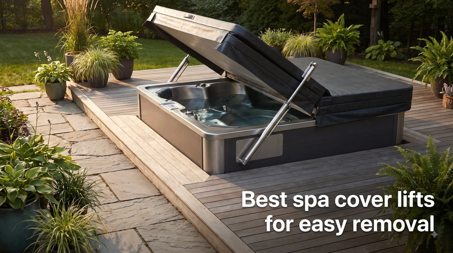 Best spa cover lifts for easy removal