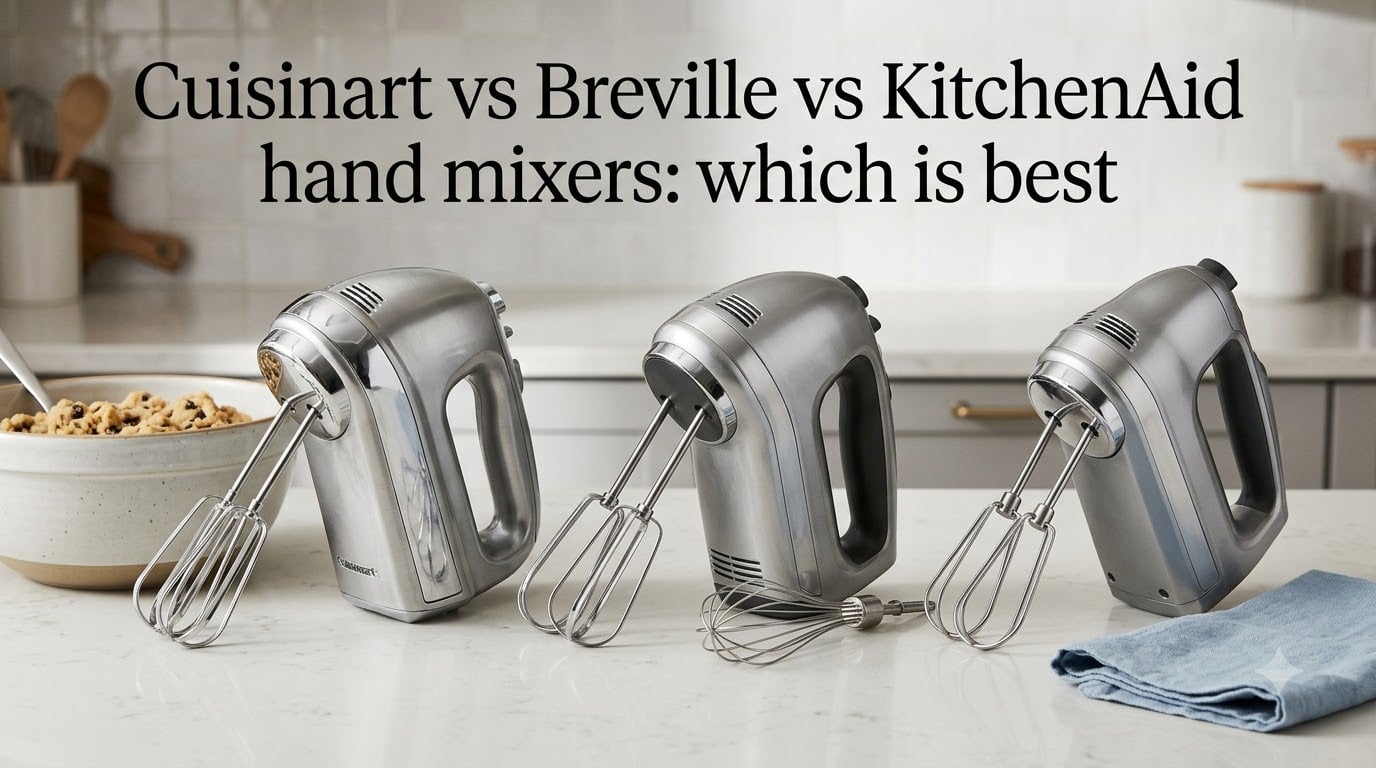 Cuisinart vs Breville vs KitchenAid hand mixers: which is best