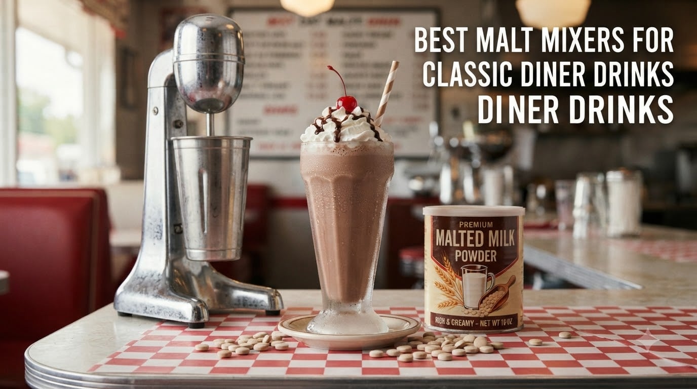 Best malt mixers for classic diner drinks