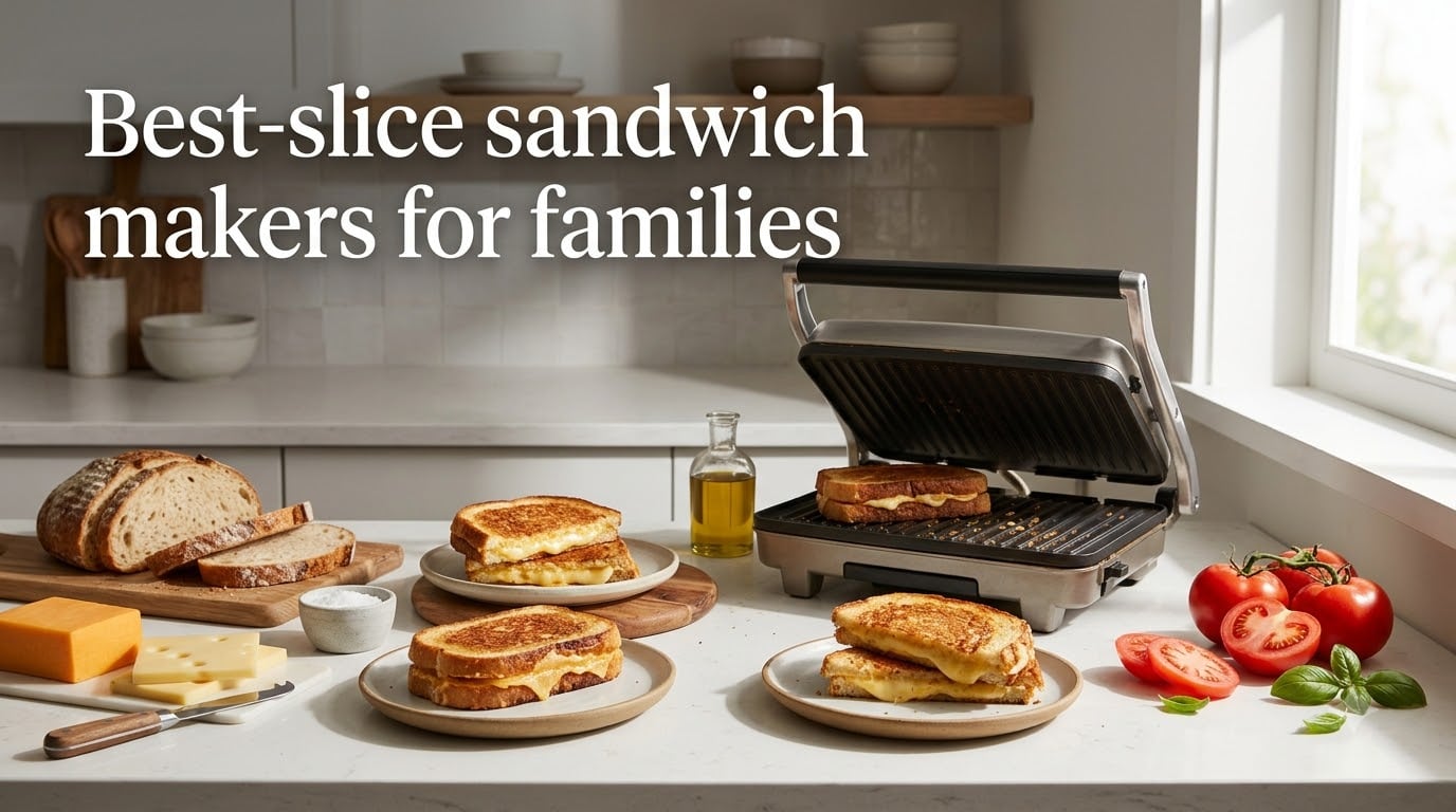 Best 4-slice sandwich makers for families