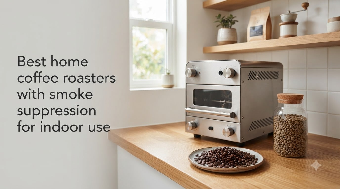 Best home coffee roasters with smoke suppression for indoor use