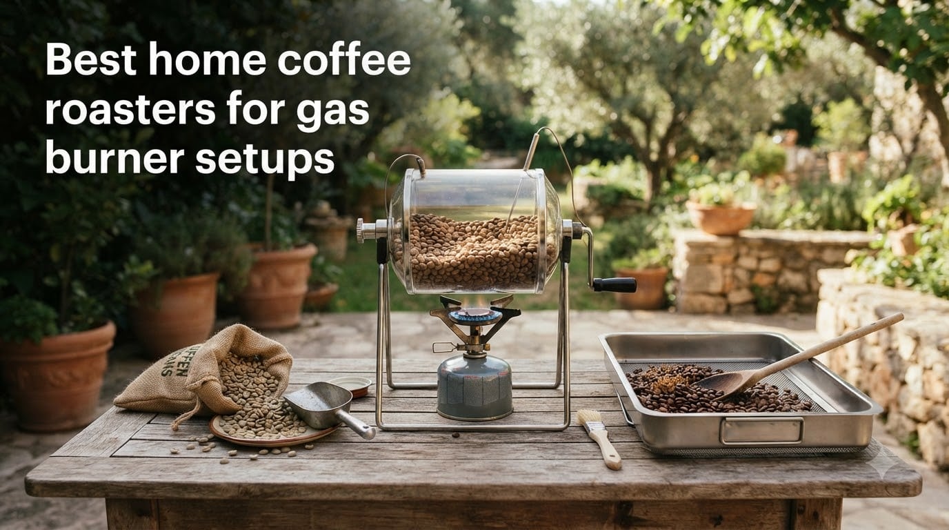 Best home coffee roasters for gas burner setups