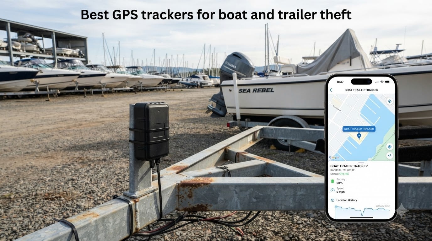 Best GPS trackers for boat and trailer theft