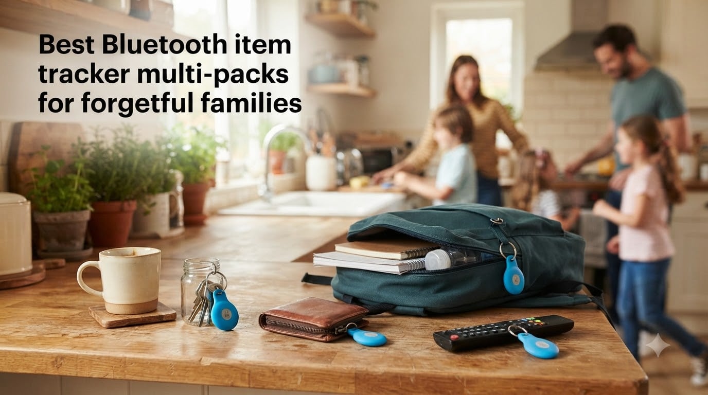 Best Bluetooth item tracker multi-packs for forgetful families