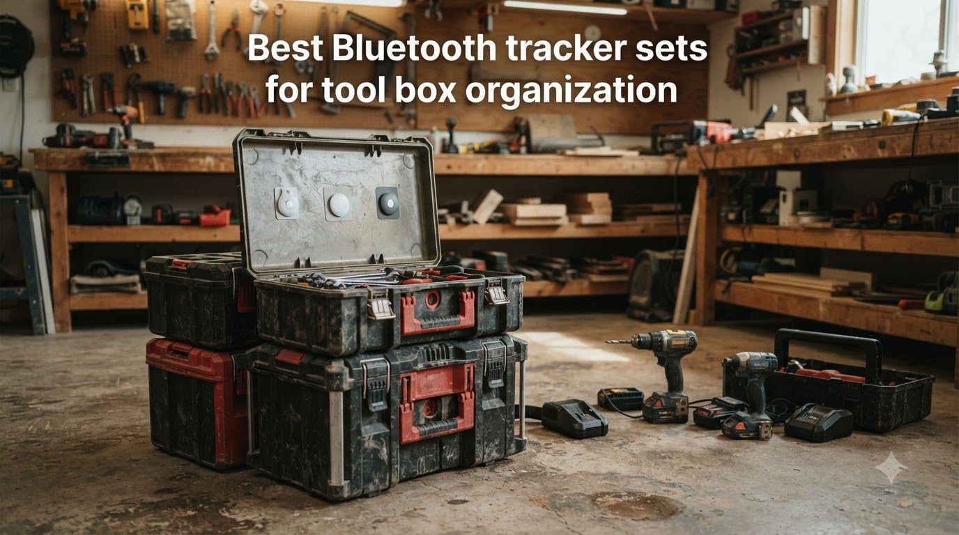 Best Bluetooth tracker sets for tool box organization