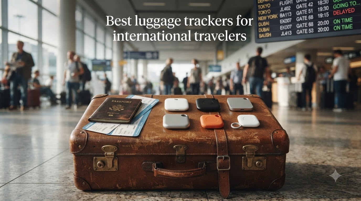 Best luggage trackers for international travelers