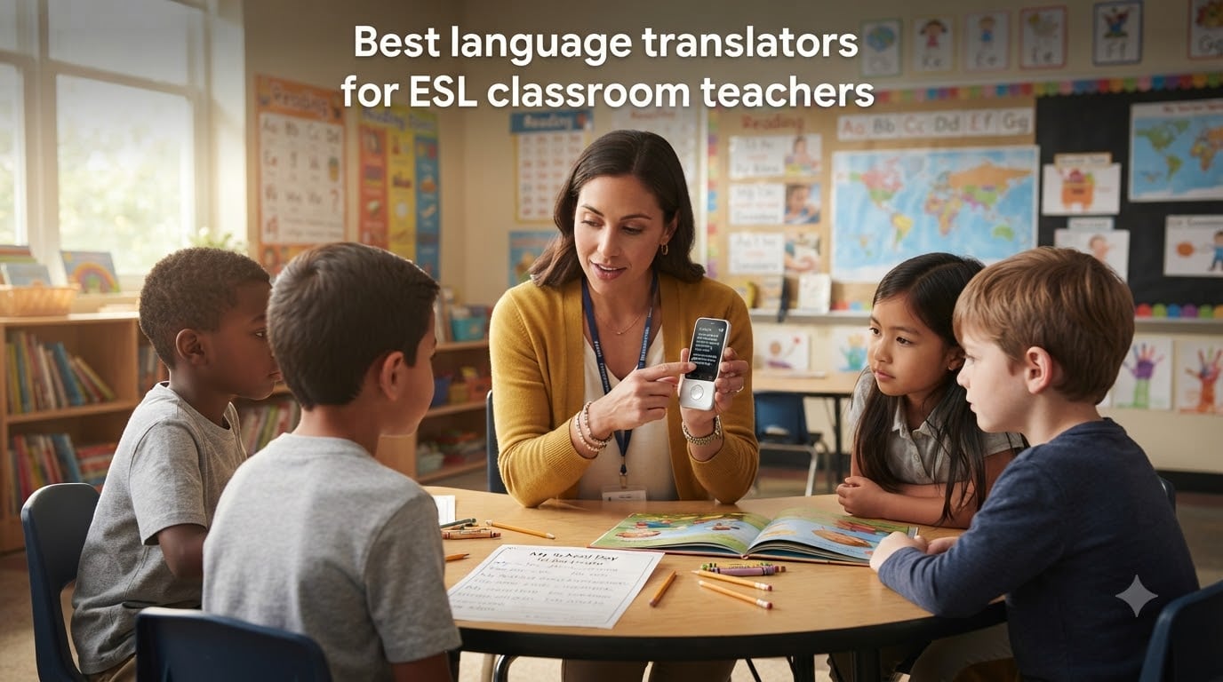 Best language translators for ESL classroom teachers