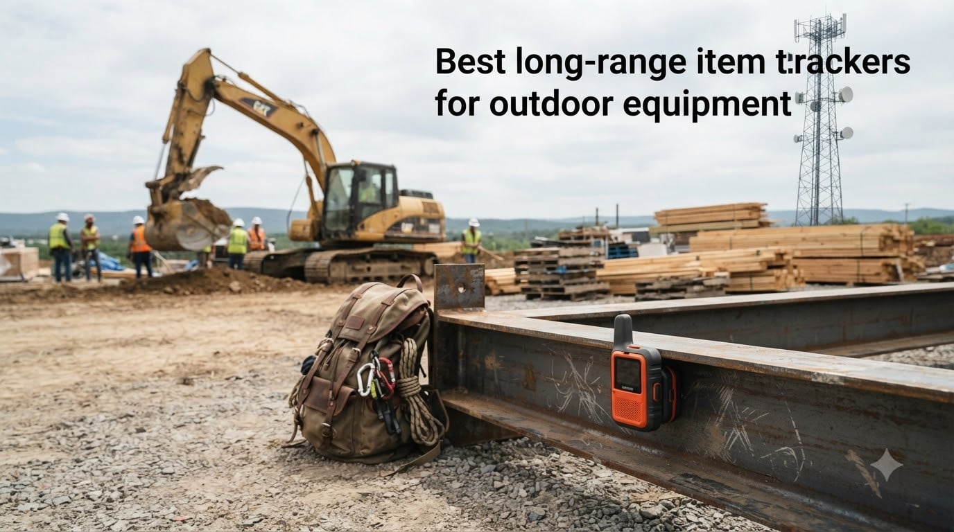 Best long-range item trackers for outdoor equipment