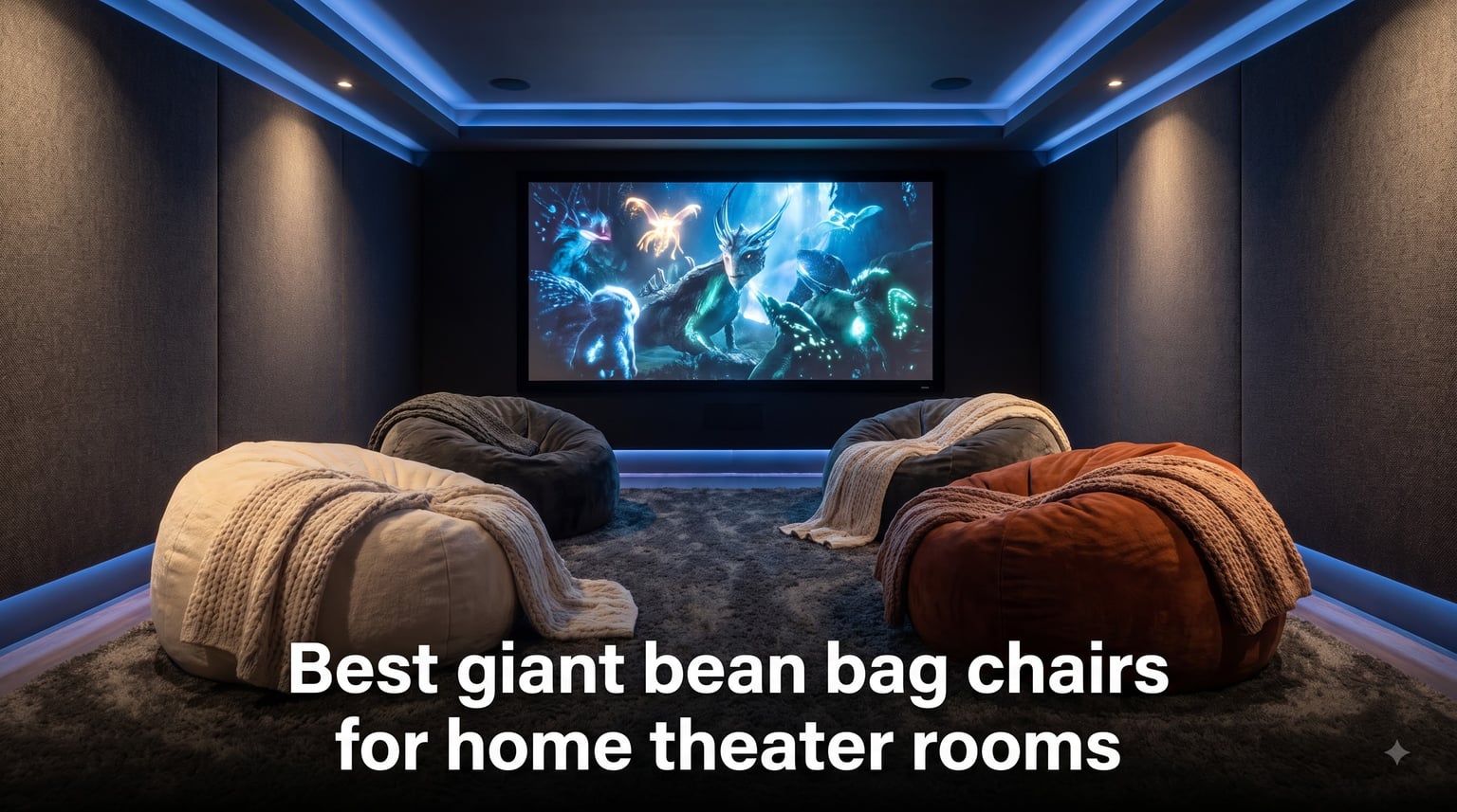 Best giant bean bag chairs for home theater rooms