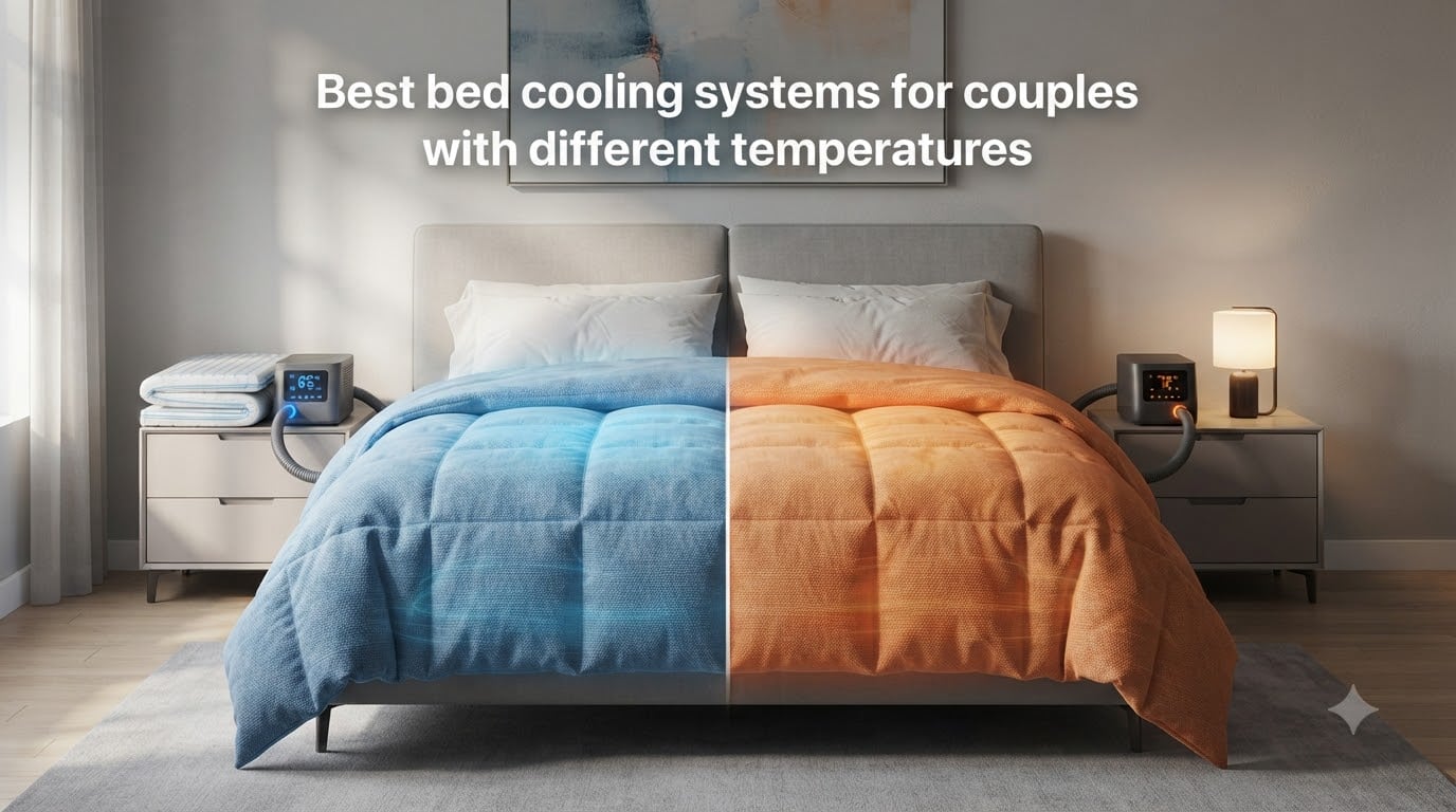 Best bed cooling systems for couples with different temperatures