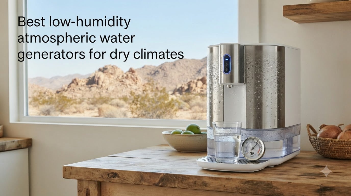Best low-humidity atmospheric water generators for dry climates
