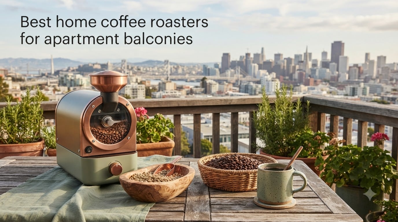 Best home coffee roasters for apartment balconies