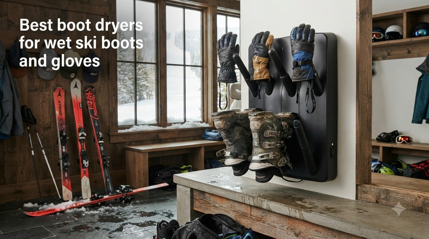 Best boot dryers for wet ski boots and gloves