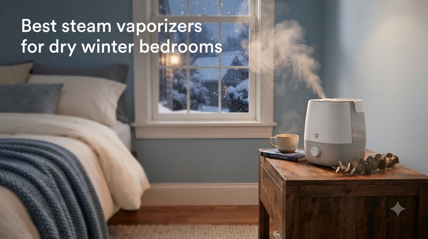 Best steam vaporizers for dry winter bedrooms