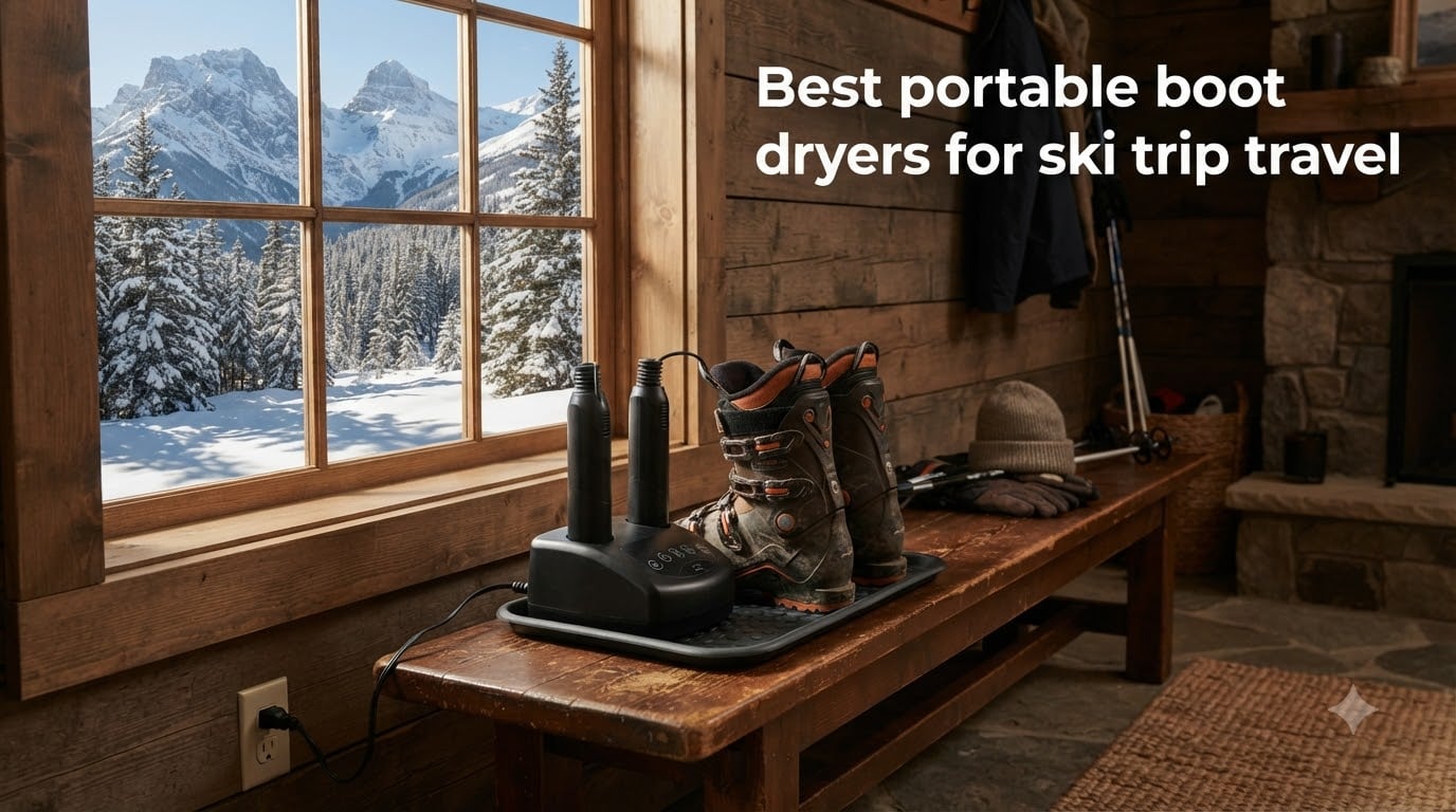 Best portable boot dryers for ski trip travel