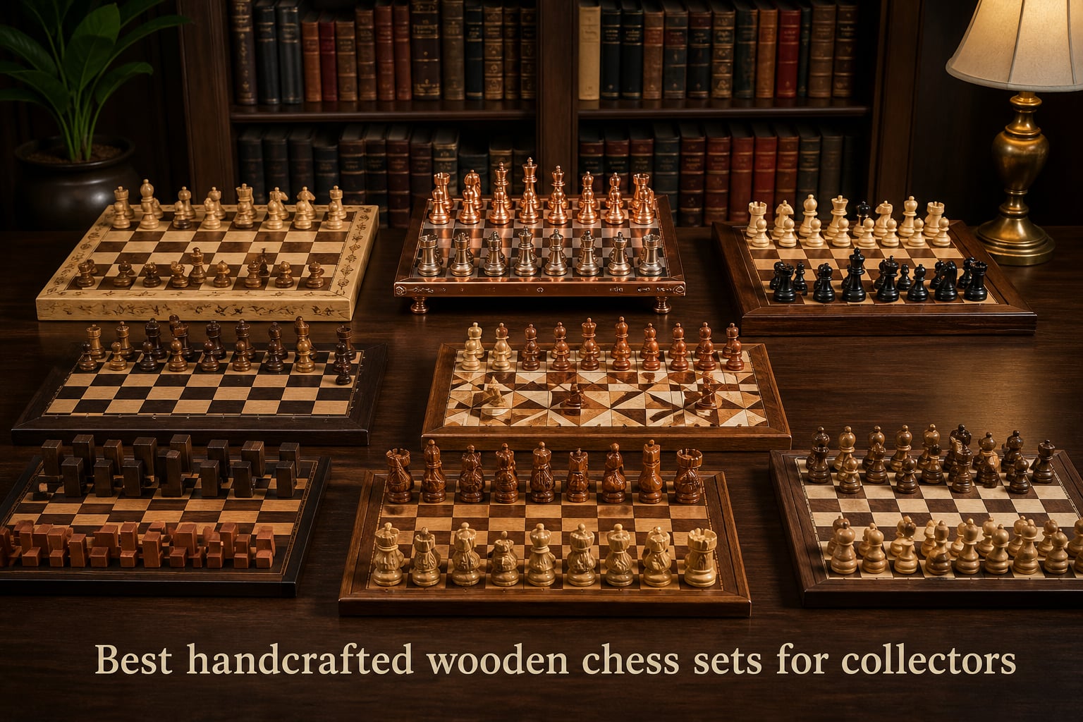 Best handcrafted wooden chess sets for collectors