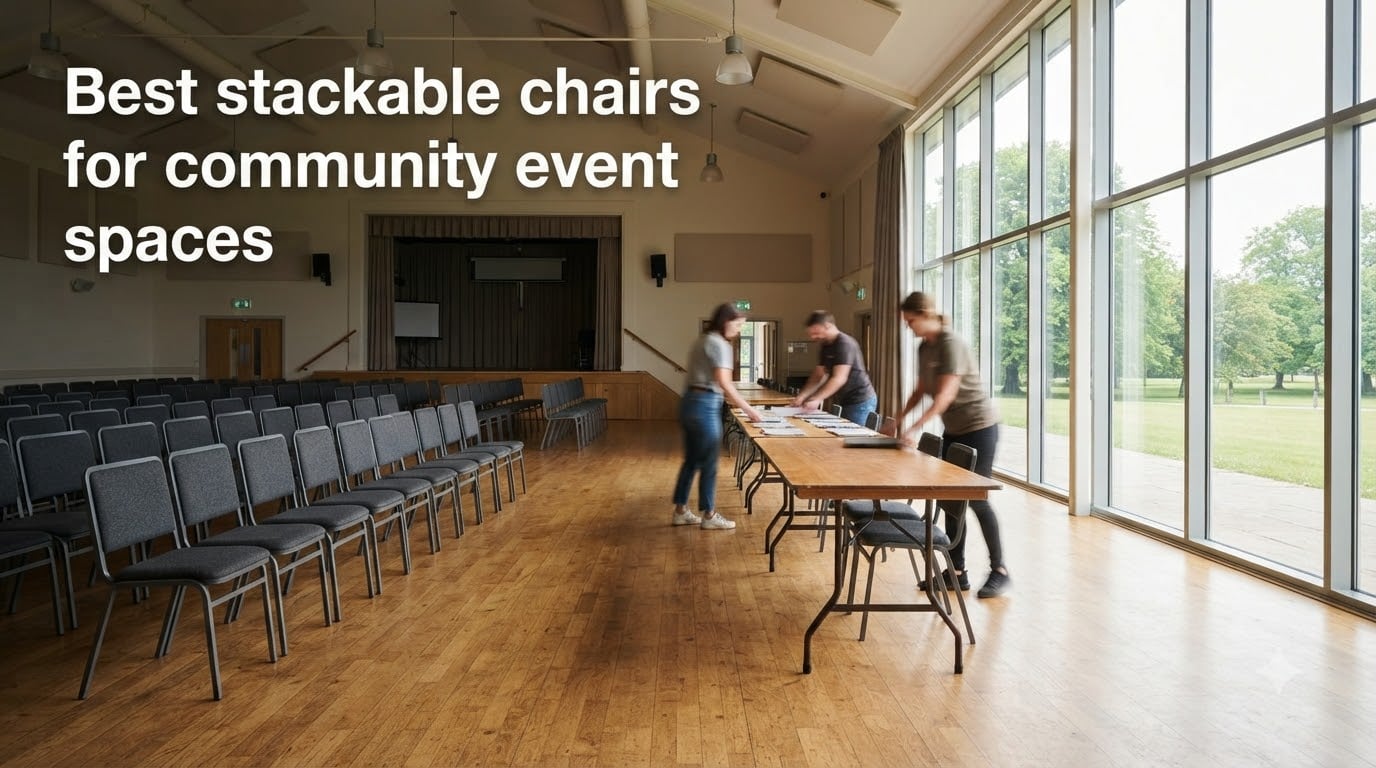 Best stackable chairs for community event spaces