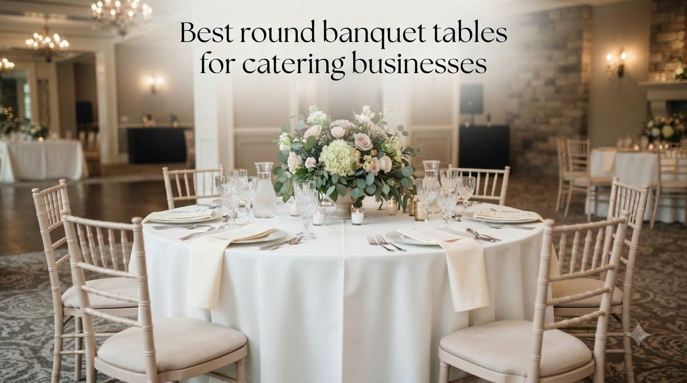 Best round banquet tables for catering businesses